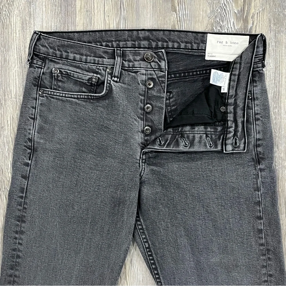Rag & Bone Fit 3 Classic Fit Made In USA Jeans Men’s Size 30x32 - Picture 2 of 13